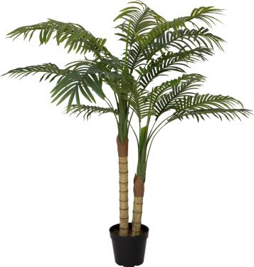 Europalms Areca palm, 2 trunks, artificial plant, 120cm