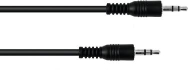 Omnitronic Jack cable 3.5 stereo 3m bk