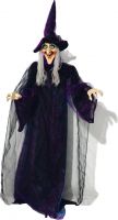 Black Light, Europalms Halloween Figure Witch, animated 175cm