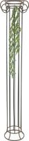 Udsmykning & Dekorationer, Europalms Grass tendril, artificial, dark-green, 105cm