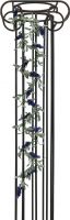 Udsmykning & Dekorationer, Europalms Flowering Garland, artificial, violet, 180cm
