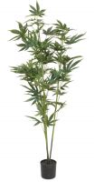Kunstige planter, Europalms Cannabis-plant,textile, 120cm