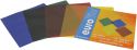 Farvefiltre, Eurolite Color-Foil Set 24x24cm,four colors