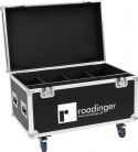 Roadinger Flightcase 4x LED IP Atmo Blinder 9