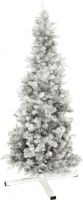 Julepynt, Europalms Fir tree FUTURA, silver metallic, 180cm