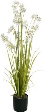 Europalms Jasmin grass, artificial plant, white, 130 cm