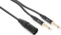 Cables & Plugs, CX56-3 Cable XLR Male - 2x 6.3 Mono 3.0m