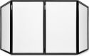 Stands, DB2 Foldable DJ Screen 120 x 70 White (4 Panels)