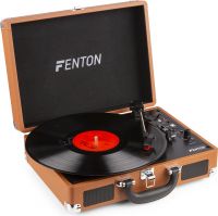 RP115F Record Player Brown