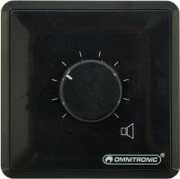 Omnitronic PA Volume Controller 5 W stereo bk