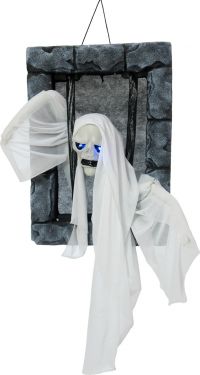 Europalms Halloween Figure Ghost in Jail, 46cm