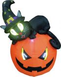 Prof. UV Lys, Europalms Inflatable Figure Witch pumpkin, 150cm