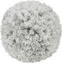 Julepynt, Europalms Pine ball, flocked, 30cm