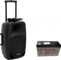 Sound Systems - Transportable, Omnitronic Set MES-12BT2 + battery