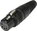 Cables & Plugs, HICON XLR socket 5pin HI-X5CF-B