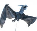 Udsmykning & Dekorationer, Europalms Halloween Flying Dragon, animated, blue, 120cm