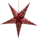 Udsmykning & Dekorationer, Europalms Star Lantern, Paper, red, 75 cm