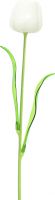 Artificial flowers, Europalms Crystal tulip, artificial flower, white 61cm 12x