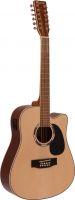 Musical Instruments, Dimavery DR-612 Western guitar 12-string, nature