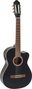 Dimavery CN-600E Classical guitar, black