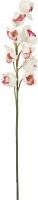 Artificial flowers, Europalms Cymbidium branch, artificial, white-pink, 90cm
