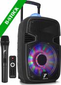 Sound Systems - Transportable, FT12JB Active Speaker 12" 700W with light show "B-STOCK"