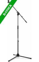 Mikrofonstativer, Microphone Stand + Boom Black "B-STOCK"