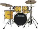 Acoustic Drums, Dimavery DS-620 Drum Set, yellow