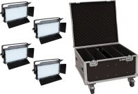 Eurolite Set 4x LED PLL-480 QCL Panel + Case