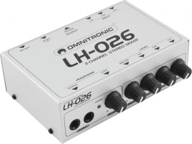 Omnitronic LH-026 3-Channel Stereo Mixer