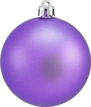 Europalms Deco Ball 7cm, purple, matt 6x