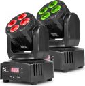 Moving Heads, MHL36 LED Wash Moving Head 4x 9W 2pcs in bag