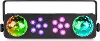 Multi Lyseffekt 4-i-1 LightBox7 / 2x JellyBall + 2x PartyPar / DMX / Masser lysshow til dansegulvet!