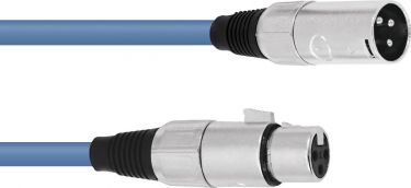 Omnitronic XLR cable 3pin 3m bu