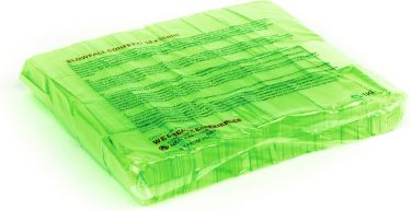 TCM FX Slowfall Confetti rectangular 55x18mm, neon-green, uv active, 1kg