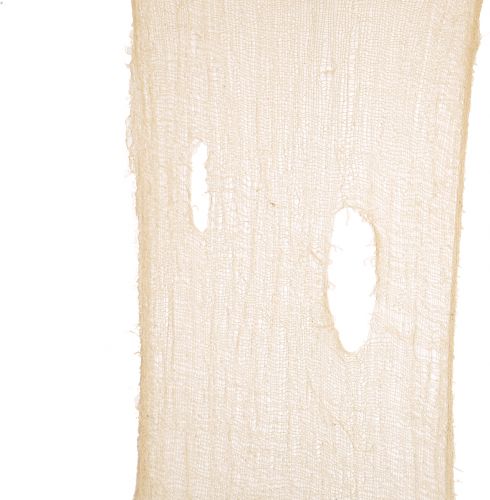 Europalms Halloween Decor Fabric, coarse meshed, beige, 75x300cm