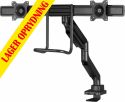 TV Mount / PC Monitor Mount, MAD20F Heavy Duty Double Monitor Arm with Handle 17-32"