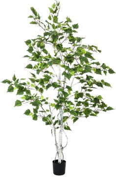 Europalms Birch Tree, artificial plant, 150cm