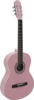 Dimavery AC-303 Classical Guitar, pink