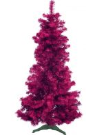 Julepynt, Europalms Fir tree FUTURA, violet metallic, 180cm