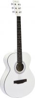 Musical Instruments, Dimavery AW-303 Western guitar white