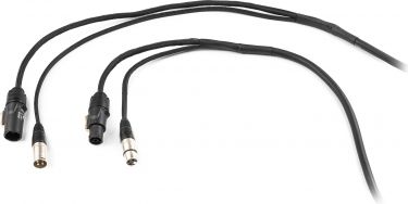CX07-0.35 Combi Cable Powerconnector TR - XLR M / Powerconnector TR - XLR F 0.35m