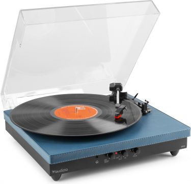 RP113D Record Player with BT in/out Dark Blue