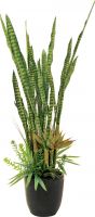 Kunstige planter, Europalms Succulent-Mix, artificial plant, 190cm