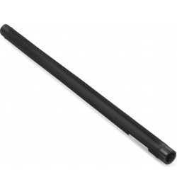 P31 Single Aluminium Tube 1,0m Black TILBUD NU