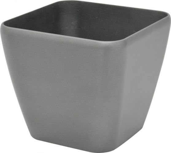 Europalms Deco pot LUNA-33, rectangular, silver