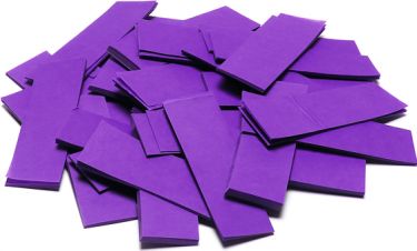 TCM FX Slowfall Confetti rectangular 55x18mm, purple, 1kg