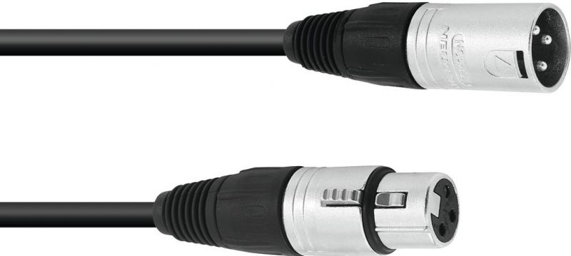 SOMMER CABLE XLR cable 3pin 3m bk Neutrik