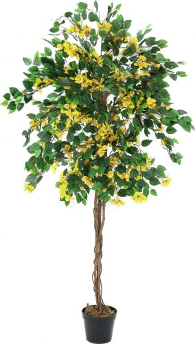 Europalms Bougainvillea, artificial plant, yellow, 180cm