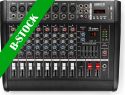 DJ Udstyr, AM8A 8-Channel Mixer with Amplifier DSP/BT/SD/USB/MP3 "B-STOCK"